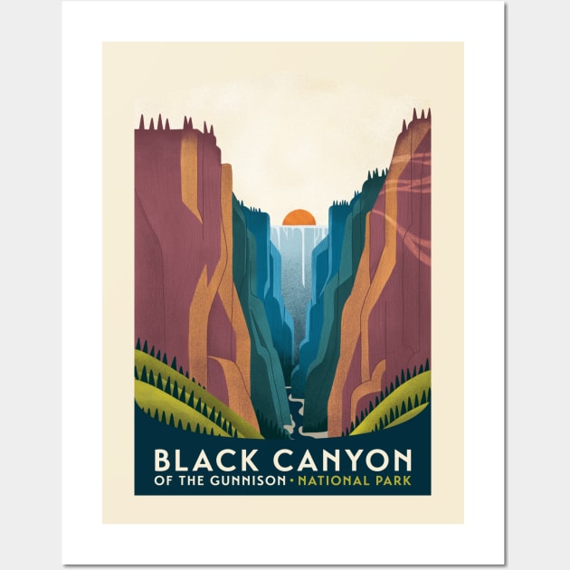 Black Canyon of the Gunnison Wall Art by smalltownnc